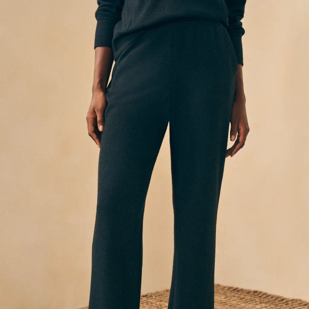 Faherty Legend™ Lounge Wide Leg Pants Twiill Grey M